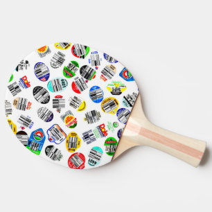 Raquette De Ping Pong Produire des stickers Code barre