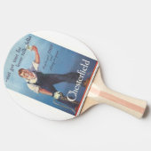 Raquette De Ping Pong Publicité Chesterfield Cigarettes vintage (Côté)