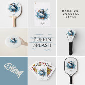 Raquette De Ping Pong Puffin Splash, personnalisé