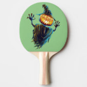 Raquette De Ping Pong Puissance citrouille : Halloween Ping Pong Paddle (Devant)
