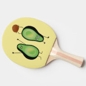 Raquette De Ping Pong Puits vert encourageant drôle d'appui renversé (Côté)