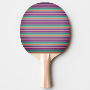 Raquette De Ping Pong Purple, bleu, orange rayures ping pong Paddle