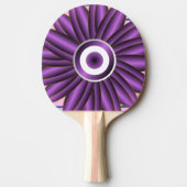 Raquette De Ping Pong Purple Floral Pattern Modern Abstract Flower Desig (Devant)