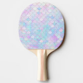 Raquette De Ping Pong Purple Sirène Parties scintillant argent Iridescen (Dos)