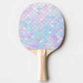 Raquette De Ping Pong Purple Sirène Parties scintillant argent Iridescen (Devant)