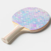 Raquette De Ping Pong Purple Sirène Parties scintillant argent Iridescen (Devant Angle)