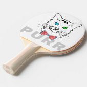 Raquette De Ping Pong Purr de chat (Devant Angle)