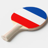 Raquette De Ping Pong Qualité du drapeau français (Devant Angle)