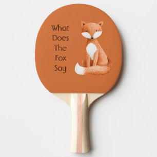 Raquette De Ping Pong Que dit le renard ??
