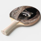 Raquette De Ping Pong Racon dans la grotte des arbres (Devant Angle)