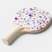 Raquette De Ping Pong Rainbow Music Dancing (Devant Angle)