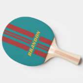 Raquette De Ping Pong Rallye de rubis avec nom (Côté)
