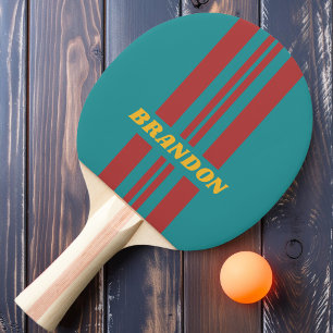Raquette De Ping Pong Rallye de rubis avec nom