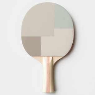 Raquette De Ping Pong Rame de ping-pong à bloc de couleur abstrait d'est