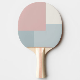 Raquette De Ping Pong Rame de ping-pong à bloc de couleur abstrait d'est