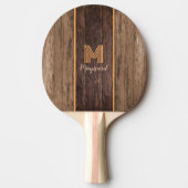 Raquette De Ping Pong Rame en chêne (Devant)