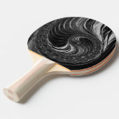 Raquette De Ping Pong Rapport d'or unique en métal fractal Nautilus (Devant Angle)