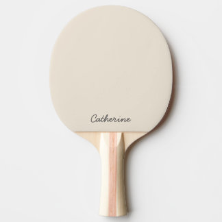 Raquette De Ping Pong Raquette de ping-pong personnalisée beige et avoin