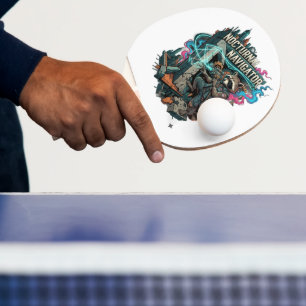 Raquette De Ping Pong Raton laveur navigateur nocturne manches longues