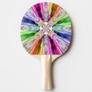 Raquette de ping pong Rayons Arc-en-ciel