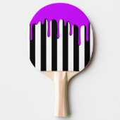 Raquette De Ping Pong Rayure Fantomatique Goutte Pourpre (Devant)