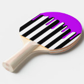 Raquette De Ping Pong Rayure Fantomatique Goutte Pourpre (Devant Angle)