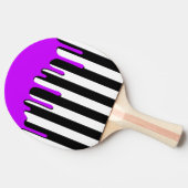 Raquette De Ping Pong Rayure Fantomatique Goutte Pourpre (Côté)