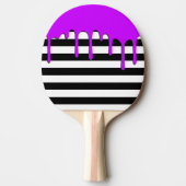 Raquette De Ping Pong Rayure hantée goutte violette (Devant)