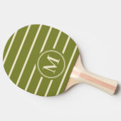 Raquette De Ping Pong Rayure Monogram Vert Saule (Côté)