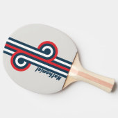 Raquette De Ping Pong Rayure Warbird Loop avec nom (Côté)