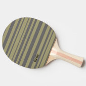 Raquette De Ping Pong Rayures (Côté)