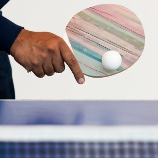 Raquette De Ping Pong Rayures aux teintes douces
