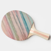 Raquette De Ping Pong Rayures aux teintes douces (Côté)