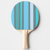 Raquette De Ping Pong Rayures bleues et vertes (Devant)