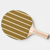 Raquette De Ping Pong Rayures et uni de vent chaud du désert (Côté)