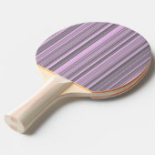 Raquette De Ping Pong Rayures Gris Violet (Devant Angle)