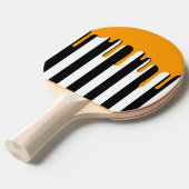 Raquette De Ping Pong Rayures hantées Goutte orange (Devant Angle)