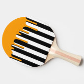 Raquette De Ping Pong Rayures hantées Goutte orange (Côté)