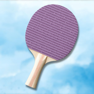 Raquette De Ping Pong Rayures horizontales de style paillettes de mûre a