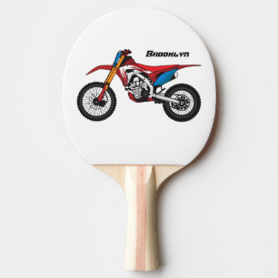 Raquette De Ping Pong Red dirt bike motorcycle