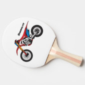 Raquette De Ping Pong Red dirt bike motorcycle (Côté)