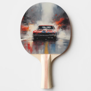 Raquette De Ping Pong Red Muscle Car direction
