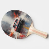 Raquette De Ping Pong Red Muscle Car direction (Côté)