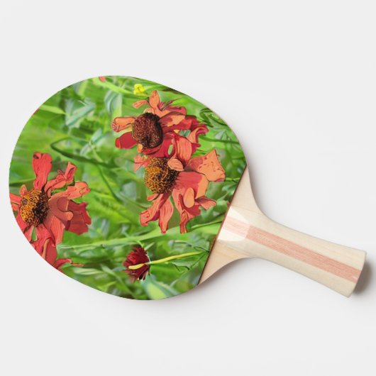 RAQUETTE DE PING PONG RED RUDBECKIA FLOWERS (Côté)