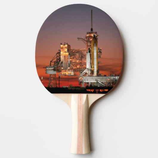 Raquette De Ping Pong Red Sky for Space Shuttle Atlantis Launch (Dos)