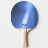 Raquette De Ping Pong Réfraction de lumière bleue (Devant)