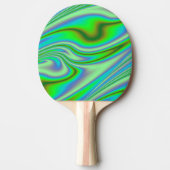 Raquette De Ping Pong Remous abstrait vert (Devant)
