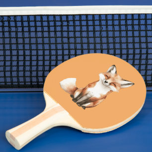 Raquette De Ping Pong Renard Souriant