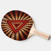 Raquette De Ping Pong Réseau d'Imaginaires 3D Conception graphique fract (Côté)