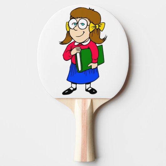 RAQUETTE DE PING PONG RETOUR À L'ÉCOLE (Devant)